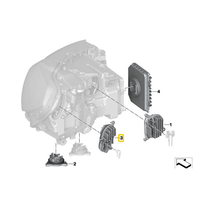 BMW X3 X4 headlight led module