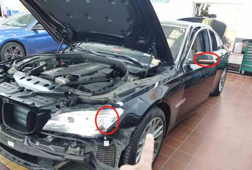 How to repair BMW turn signal light Automotive parts online