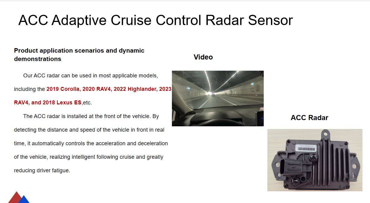 88210-02020 for Lexus Corolla RAV4 Highlander adaptive cruise control radar sensor