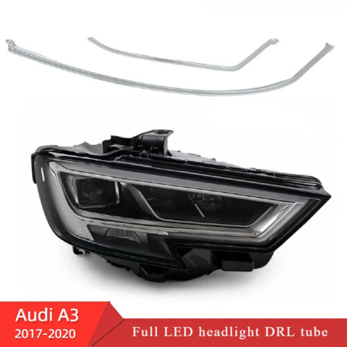 Audi A3 S3 RS3 full led headlight DRL tube strip daytime running light guide circle 2017-2020 model
