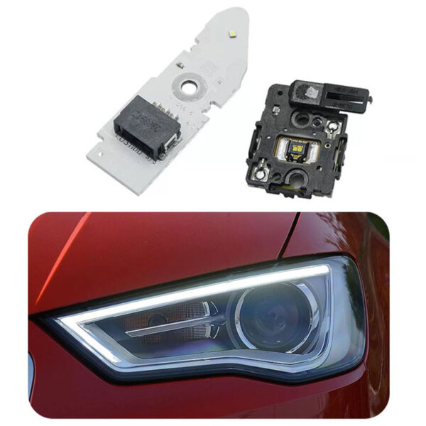 Audi A3 front headlight daytime running light DRL module 2013 2014 2015 2016
