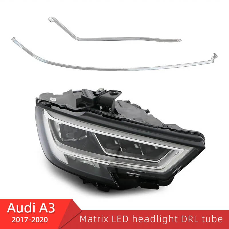 Audi A3 matrix LED headlight daytime running light DRL tube