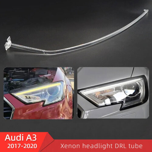 Audi A3 xenon headlight daytime running light DRL tube guide 2017-2020