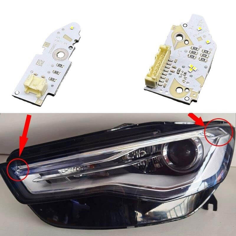 Audi A6L C7PA front headlight daytime running light DRL module repair kits