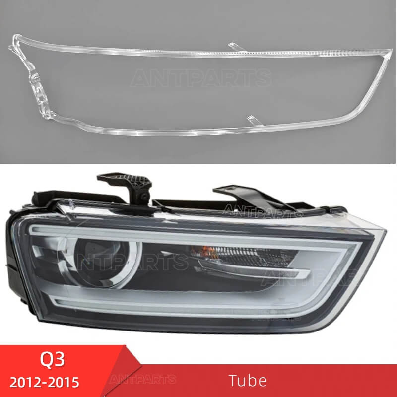 Audi Q3 front headlight DRL tube daytime running light guide strip 2012-2015