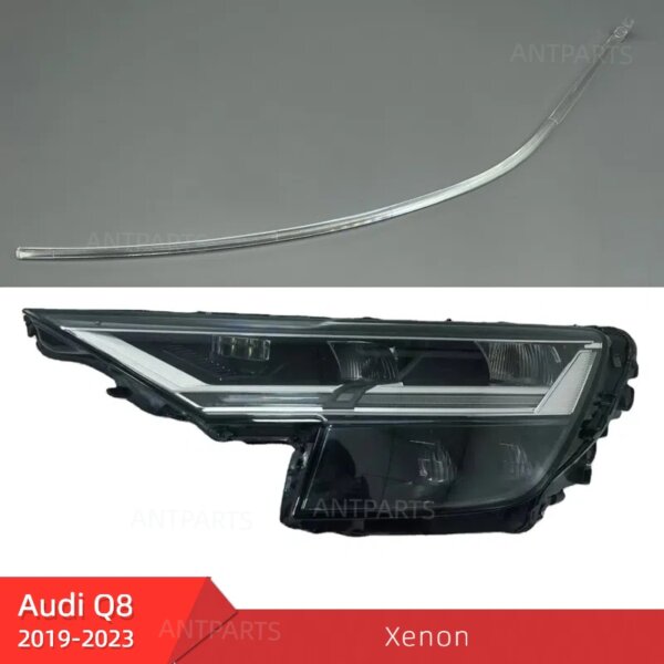 Audi Q8 front headlight DRL tube daytime running light strip guide pipe repair kit 2018-2023