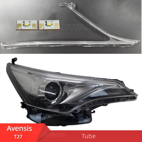 Avensis T27 front headlight DRL tube LED daytime running light strip DRL guide pipe