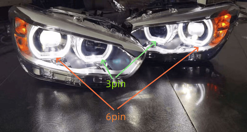 BMW 1 series F20 F21 front headlight