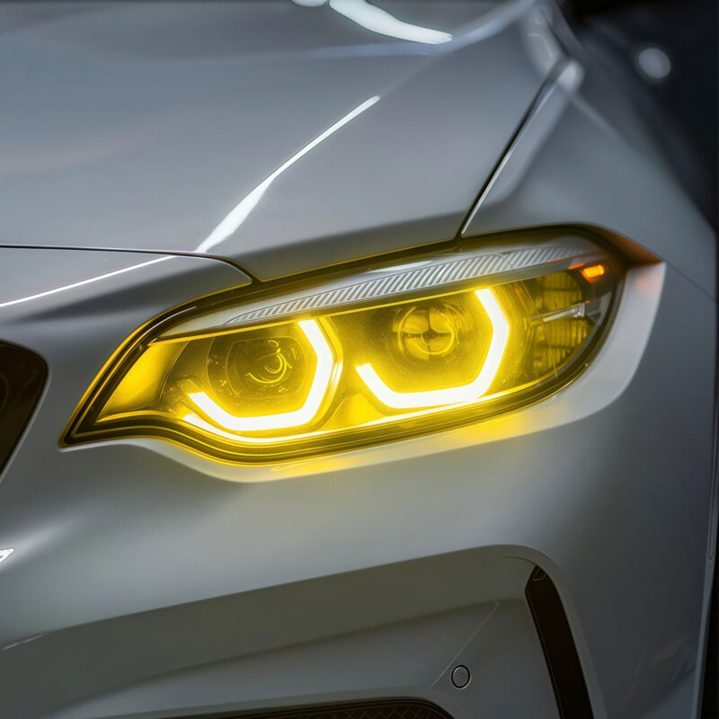 BMW 2 Series M2 F22 F23 F87 CSL style yellow DRL module daytime running light