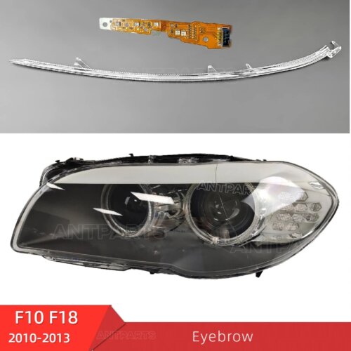 BMW 5 Series F10 F11 F18 headlight eyebrow LED light eyebrow tube pipe repair kit