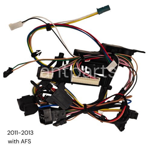 BMW 5 Series F10 F11 F18 headlight wiring harness with AFS 2011 2012 2013 year
