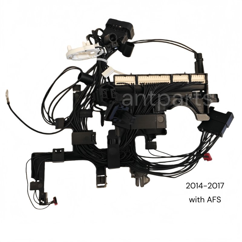 BMW 5 Series F10 F11 F18 headlight wiring harness with AFS 2014 2015 2016 2017 year