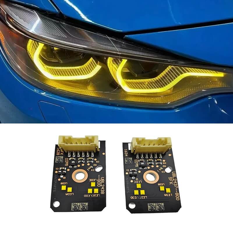BMW 5 series G30 G38 CSL yellow daytime running light DRL module 2018 2019 2020 model
