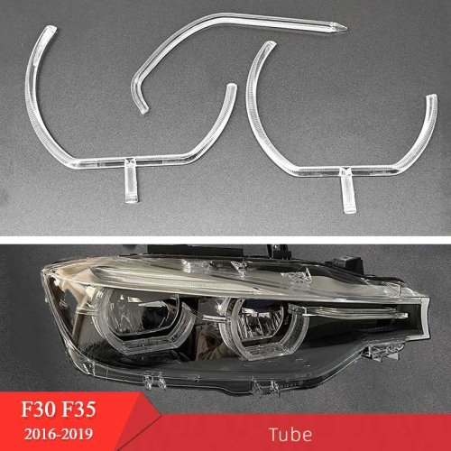 BMW F30 F35 headlight DRL tube daytime running light angel eyes halo ring