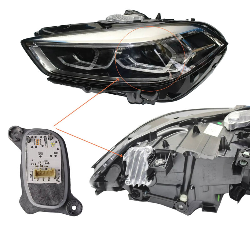 BMW F40 F44 headlight led turn signal light daytime running module 63119448115 63119448116