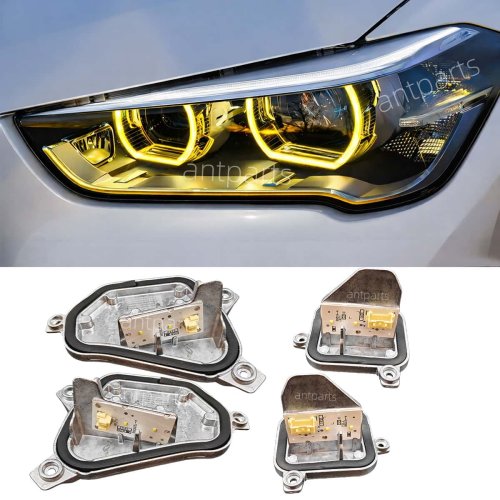 BMW X1 F48 F49 CSL lemon yellow DRL module daytime running light 2014 2015 2016 2017 2018 2019 year