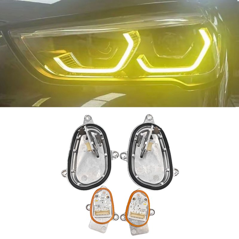 BMW X1 F48 F49 CSL yellow DRL module daytime running lights 2019-2022