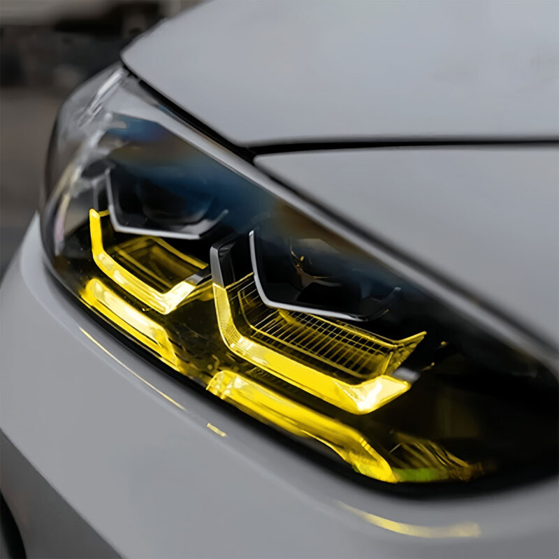 BMW X5 G05 X6 G06 front headlight CSL yellow LED DRL module daytime running light
