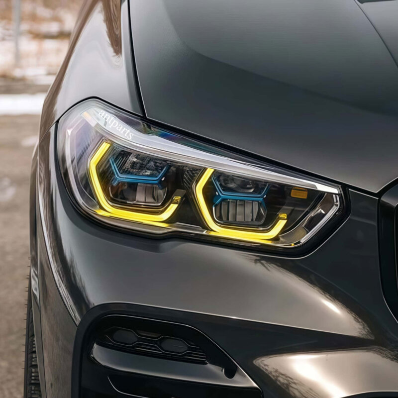 BMW X5 G06 X6 G06 F95 X5M F96 X6M lasere headlight CSL yellow DRL module daytime running light 2019-2023 year