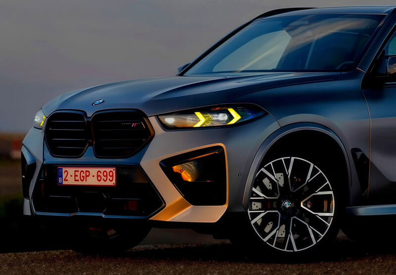 BMW X5 X6 G05 G06 CSL yellow drl module daytime running lights 2024 2025 year