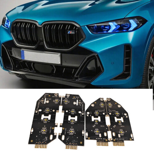 BMW X5 X6 G05 G06 F95 F96 ice blue drl module daytime running lights 2024 2025 2026 year