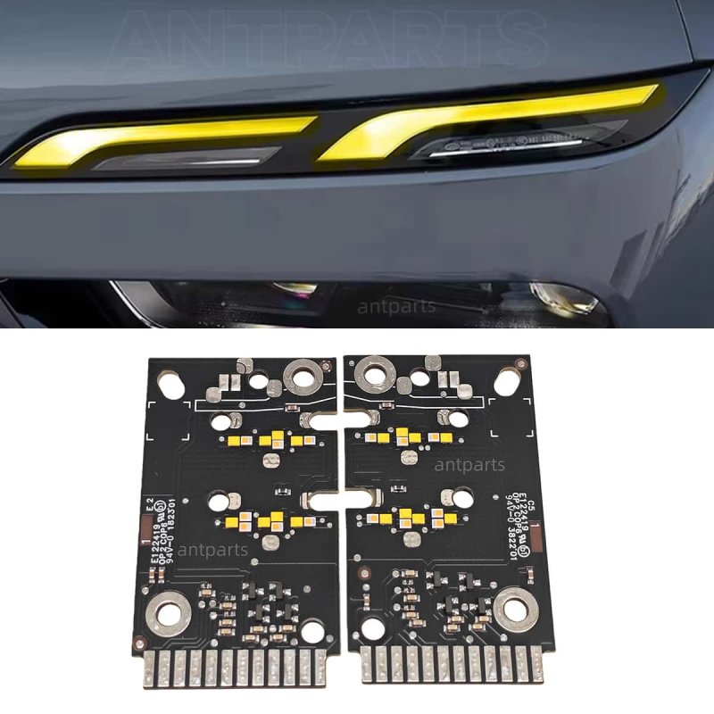 BMW X7 CSL lemon yellow LED daytime running light DRL 2023+