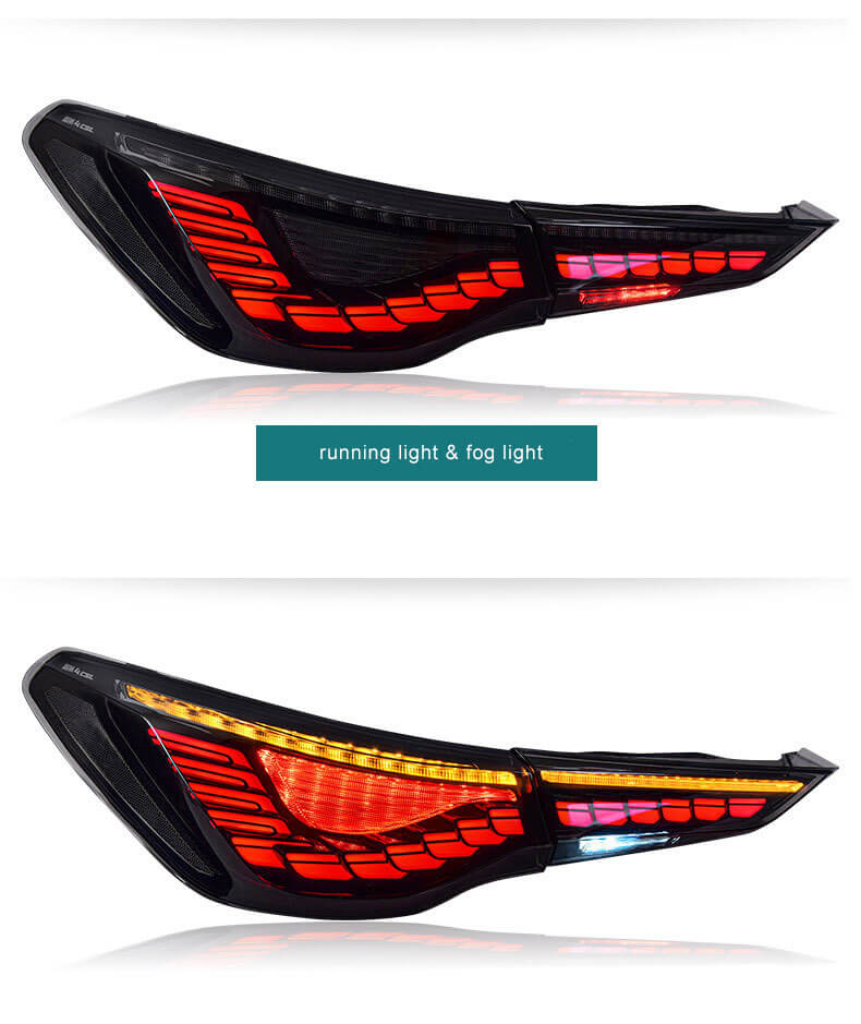 BMW dynamic scanning tail light