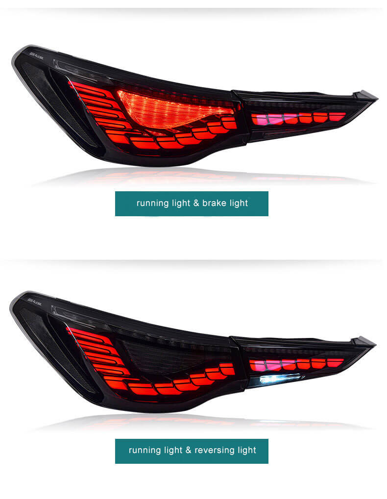 BMW tail light dynamic scanning