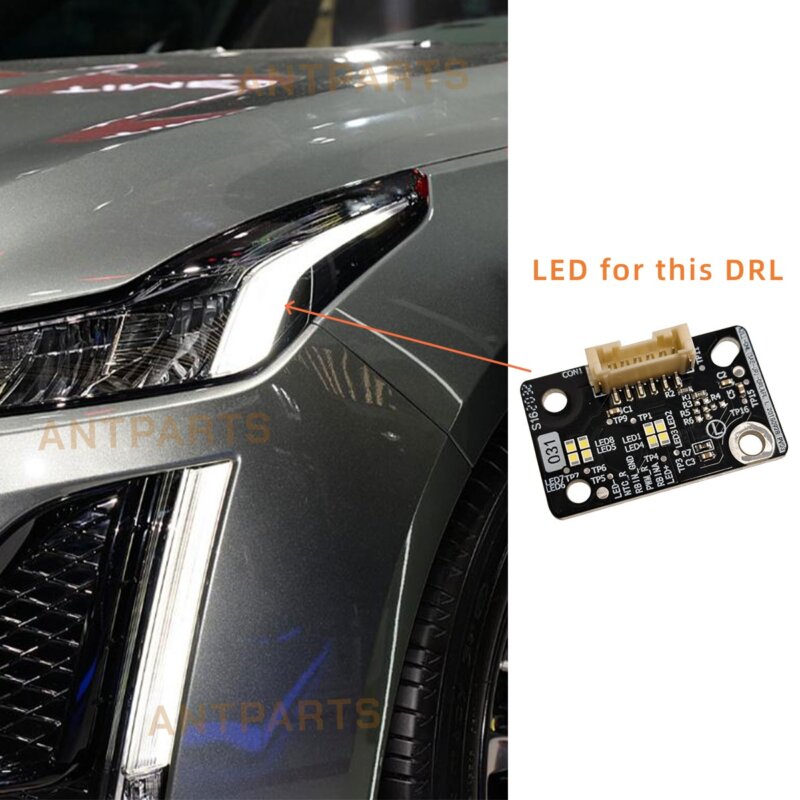 Cadillac CT5 DRL module front headlight LED daytime running light repair kit