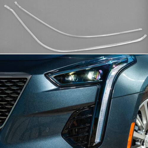 Cadillac CT6 front headlight DRL tube strip daytime running light guide pipe