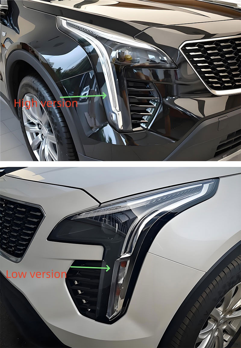 Cadillac XT4 DRL tube strip daytime running light guide circle repair kits