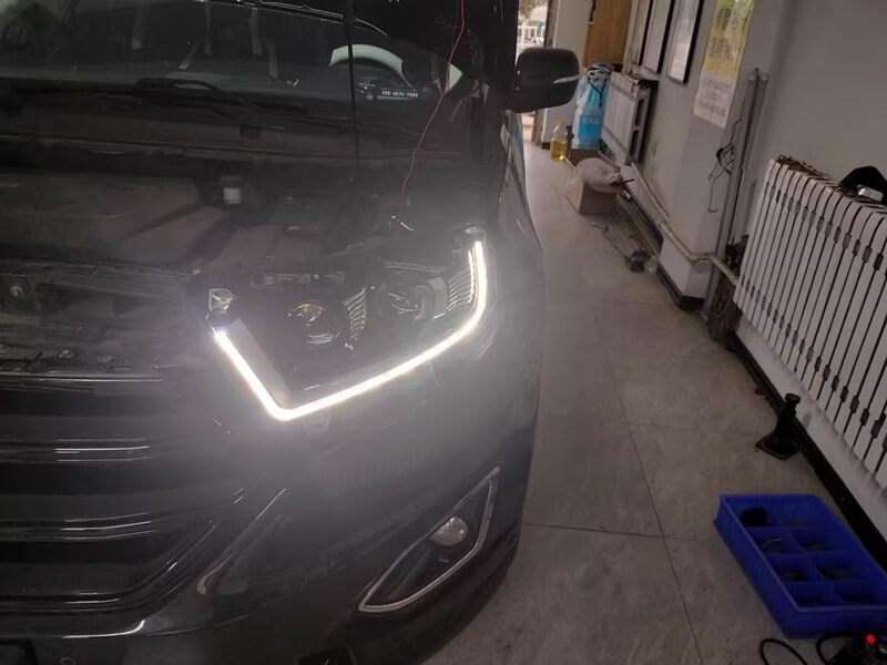 Ford Edge front headlight LED daytime running light DRL module turn signal chip board repair kits