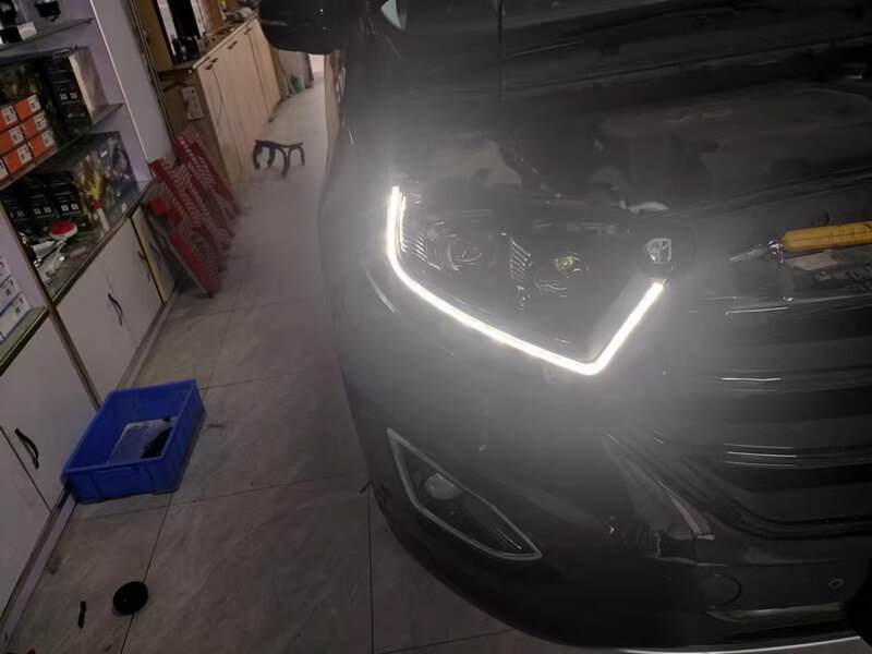 Ford Edge headlight LED daytime running light DRL module turn signal chip board 2015-2019 year repair kits
