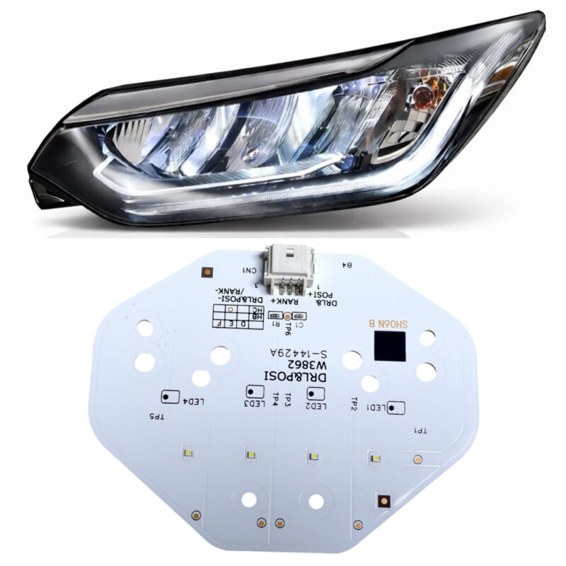 Honda City front headlight led DRL daytime running light module