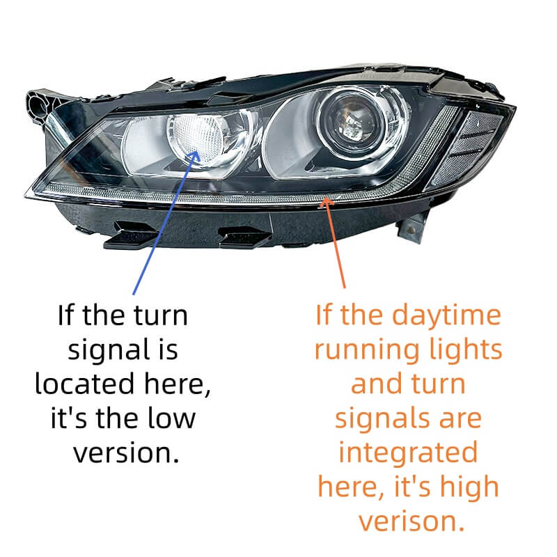 Jaguar XF XFL F-PACED X761 headlight LED daytime running light DRL module turn signal repair parts