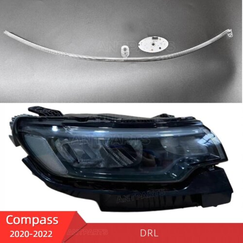 Jeep Compass DRL tube front headlight daytime running light guide strip