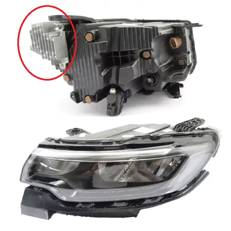 Jeep Compass front headlight daytime running light LED DRL module 6420000013 6420000014