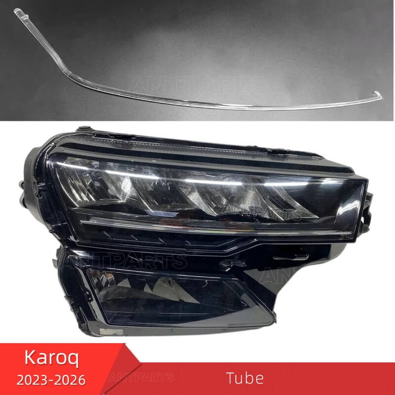 Karoq front headlight DRL tube strip daytime running light guide pipe 2023-2026