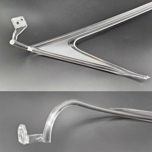 LX570 front headlight DRL tube daytime running light strip guide pipe repair kits