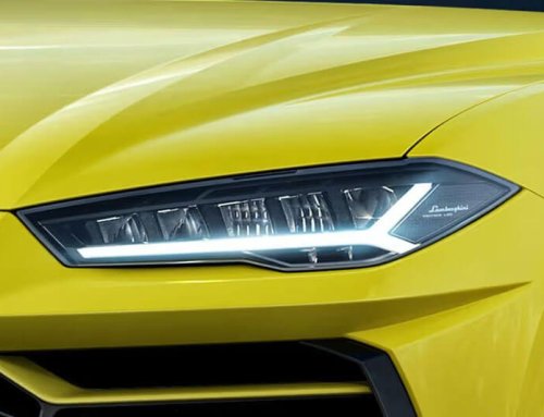 Lamborghini Urus daytime running light yellowing repair