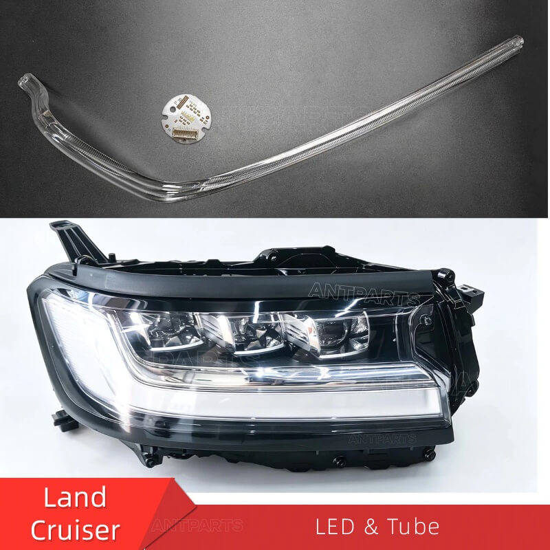 Land Cruiser headlight DRL tube LED daytime running light guide pipe
