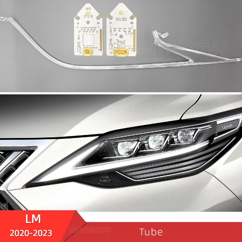 Lexus LM DRL tube daytime running light strip guide pipe 2020-2023