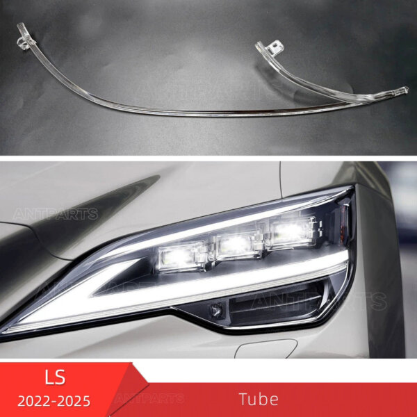 Lexus LS500 headlight DRL tube daytime running light strip guide pipe 2022-2025