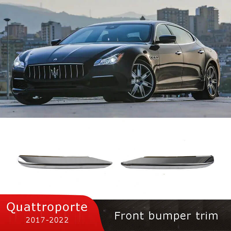 Maserati Quattroporte front bumper chorme trim 673007201 2017-2021