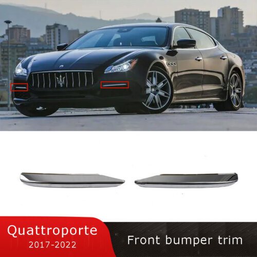 Maserati Quattroporte front bumper chorme trim 673007201