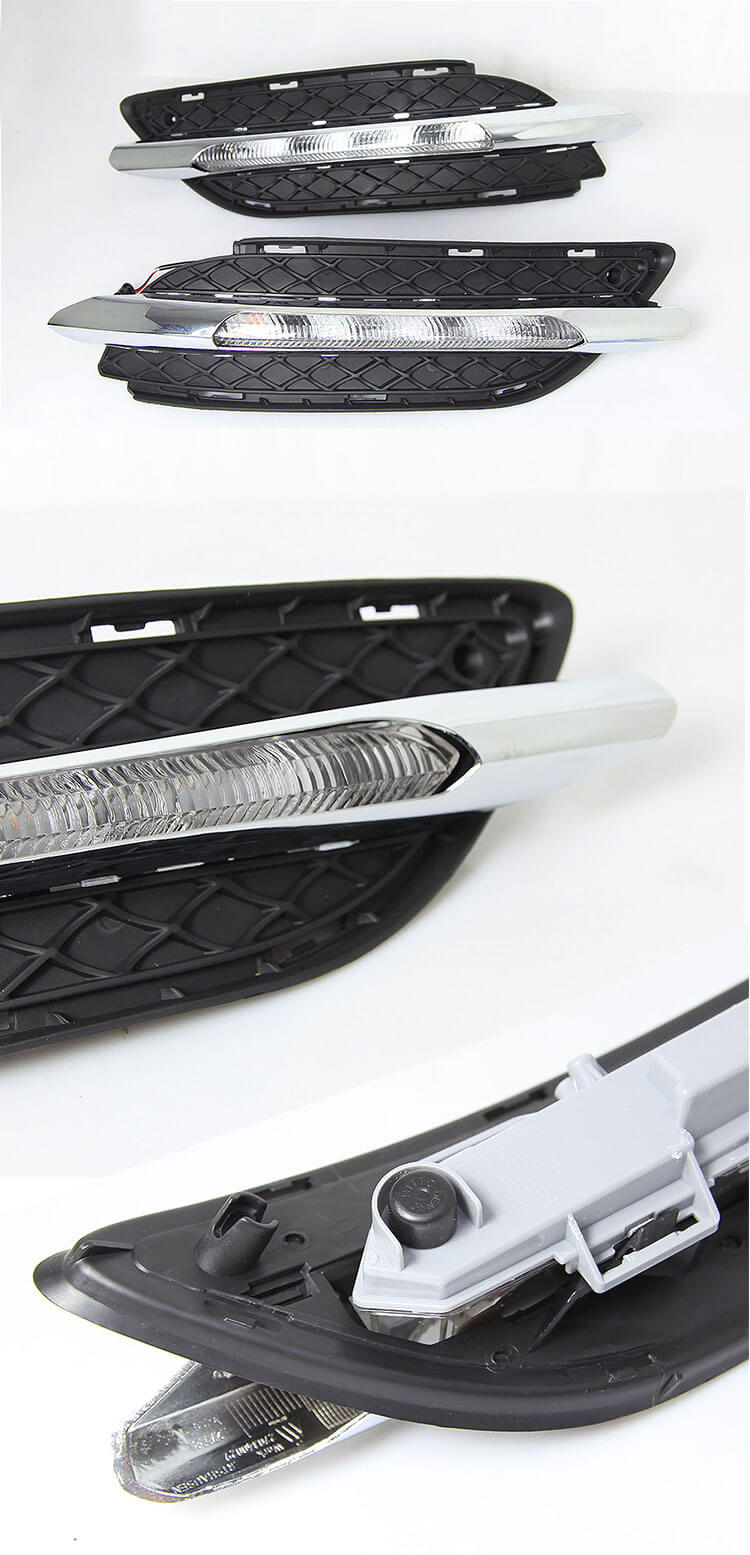 Mercedes Benz B-class W246 B180 B200 two-color LED daytime running lights turn signal