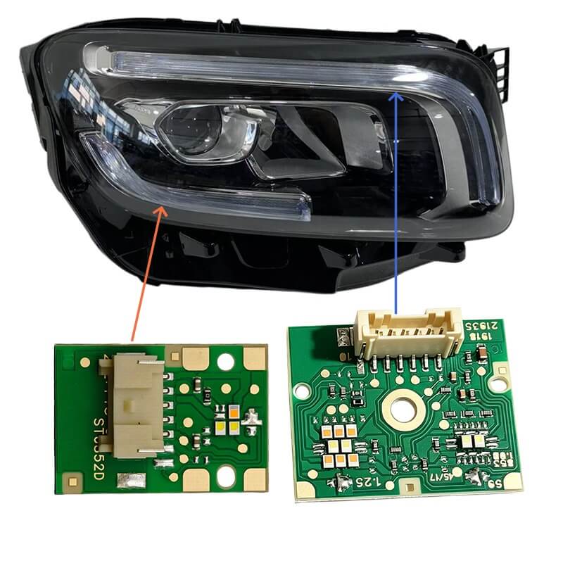 Mercedes Benz GLB W247 X247 front headlight LED daytime running light DRL module