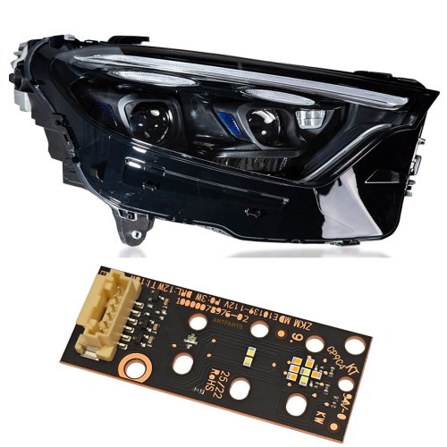 Mercedes Benz GLC W254 GLC260 GLC300 front headlight led daytime running light DRL module turn signal 2023-2026