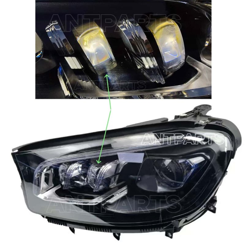 Mercedes-Benz GLS GLS400 GLS450 GLS500 GLS600 headlight high beam lens repair kits