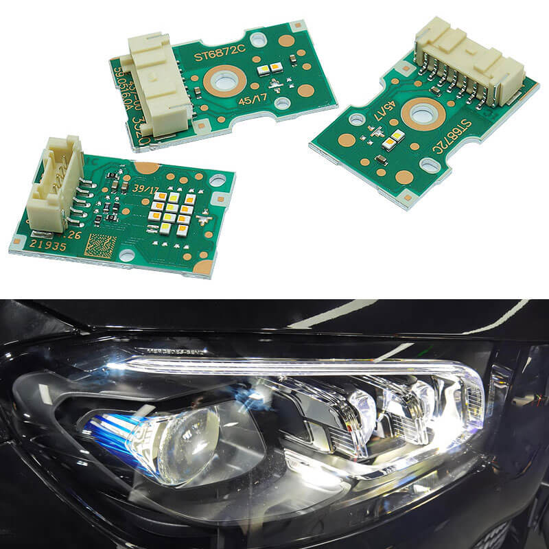 Mercedes-Benz GLS400 GLS450 front headlight LED daytime running light DRL module